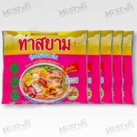 Thasiam Instant Glass Noodles with Yentafo Soup 98g