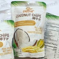 Crispconut Roasted Coconut Chips Durian Flavour