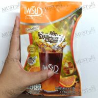 Preaw Black Coffee Orange contains Chromium and Garcinia extract.