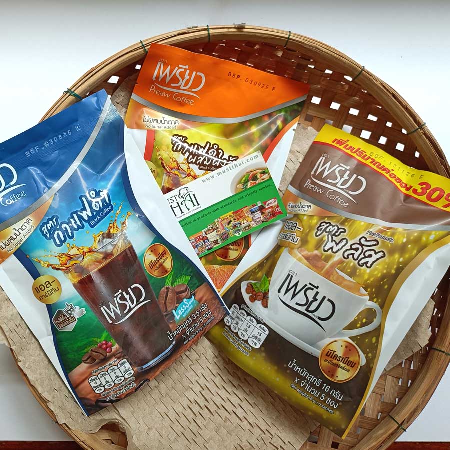 Preaw Black Coffee Orange contains Chromium and Garcinia extract. Preaw Black Coffee Orange contains Chromium and Garcinia extract.