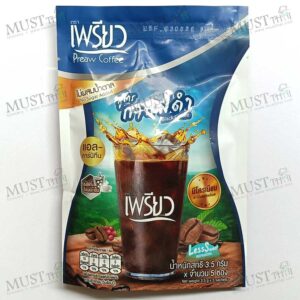 Preaw Instant Black Coffee Contains unroasted coffee bean extract