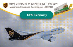 UPS Economy “Tax worry free” No need to worry about the tax.