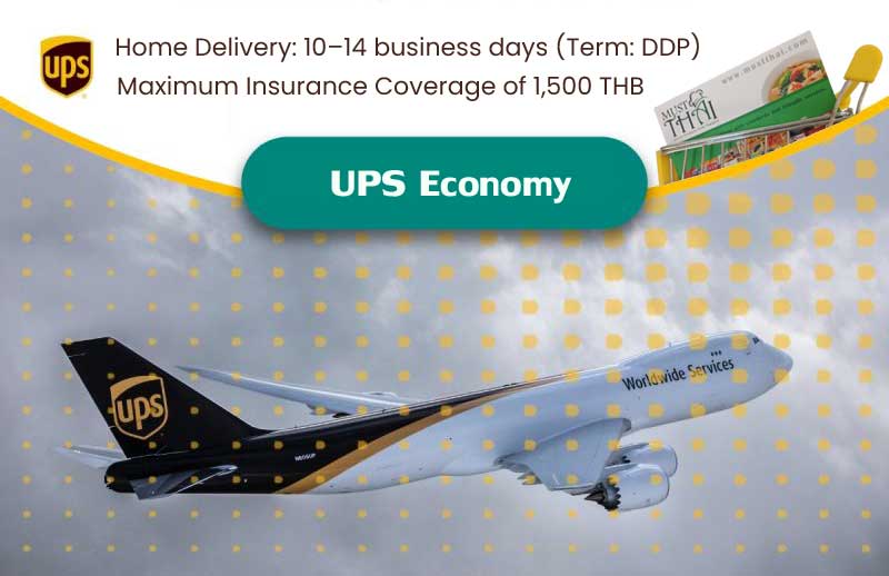 UPS Economy “Tax worry free” No need to worry about the tax.
