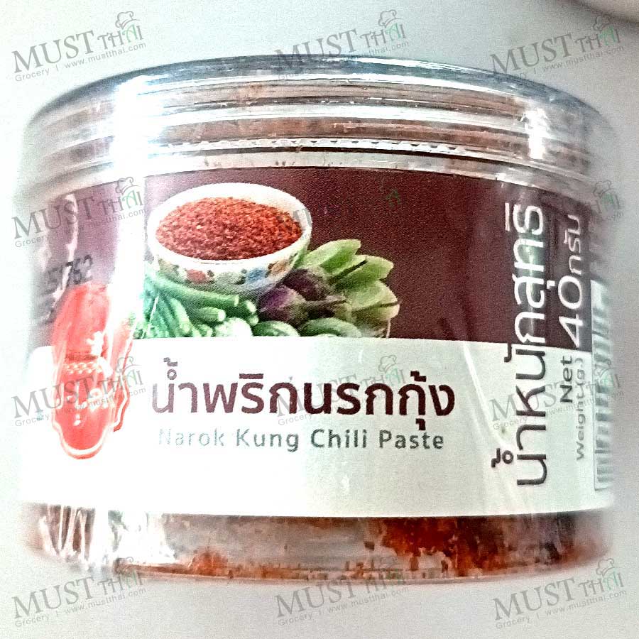 J-Lek Narok Kung Chili Paste 40 g J-Lek Narok Kung Chili Paste 40 g