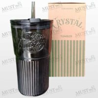 Café Amazon Crystal Tumbler (22 oz) colors: Charcoal
