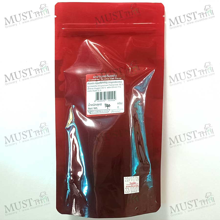 Crystallized Tamarind Zab Flavor 140g Crystallized Tamarind Zab Flavor 140g