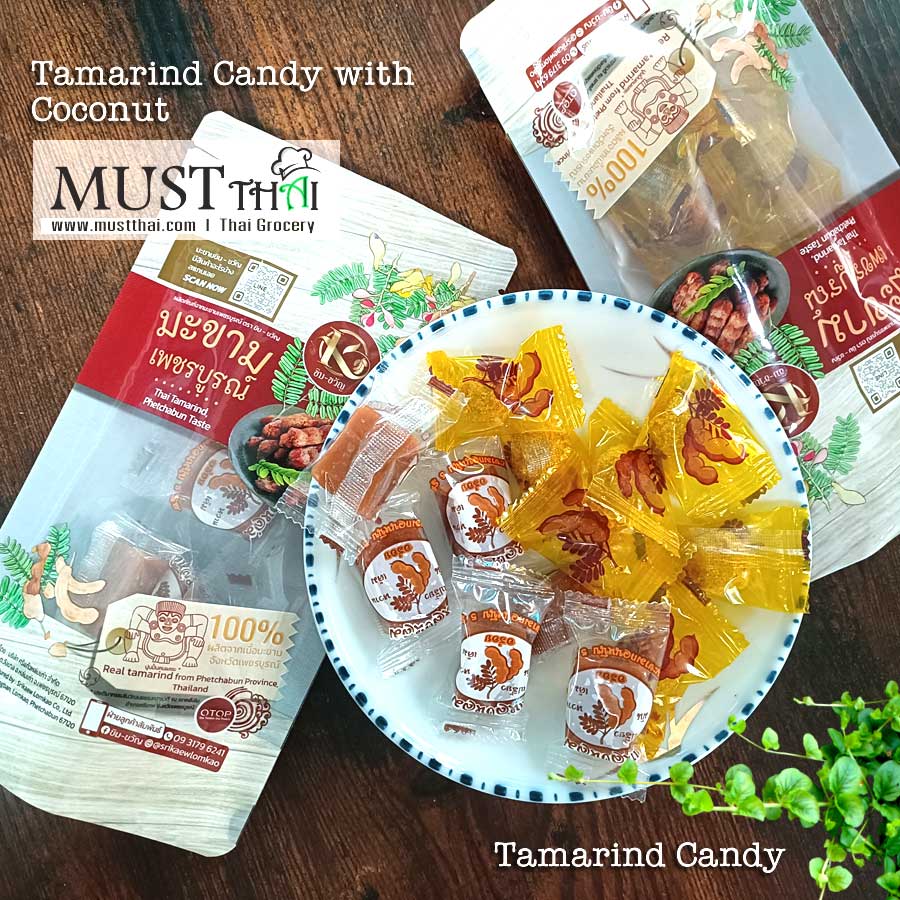 Tamarind Candy and Tamarind Candy with Coconut Tamarind Candy and Tamarind Candy with Coconut