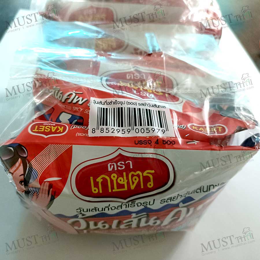 Kaset Instant Bean Vermicelli Spicy Salad Flavor 42g x8 Kaset Instant Bean Vermicelli Spicy Salad Flavor 42g x8