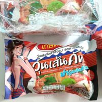 Kaset Instant Bean Vermicelli Spicy Salad Flavor 42g x8