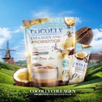 Cocolly Instant coffee powder mixed with Collagen and probiotics