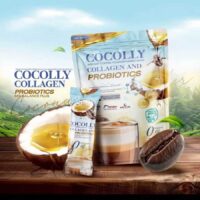 Cocolly Instant coffee powder mixed with Collagen and probiotics