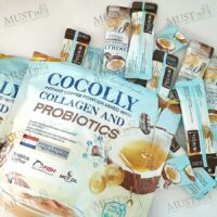 Cocolly Instant coffee powder mixed with Collagen and probiotics