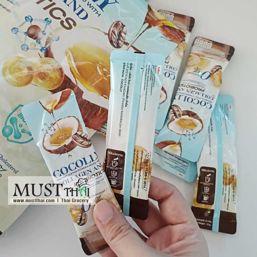 Cocolly Instant coffee powder mixed with Collagen and probiotics Cocolly Instant coffee powder mixed with Collagen and probiotics